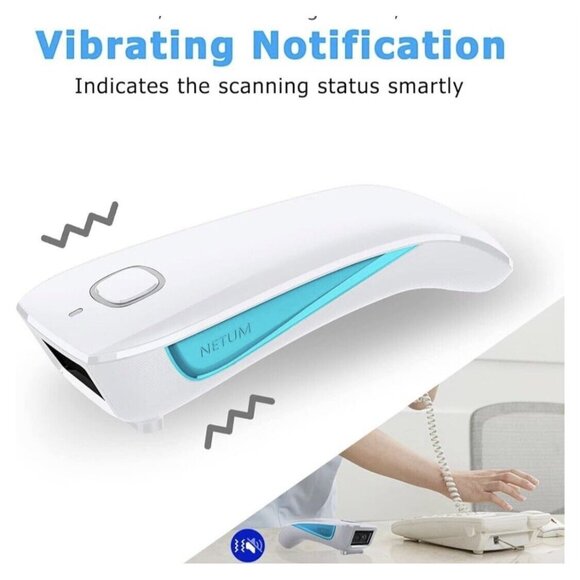 Upgraded Mini Wireless QR Barcode Scanner, 3 In 1 Bluetooth C850 - Picture 4 of 6